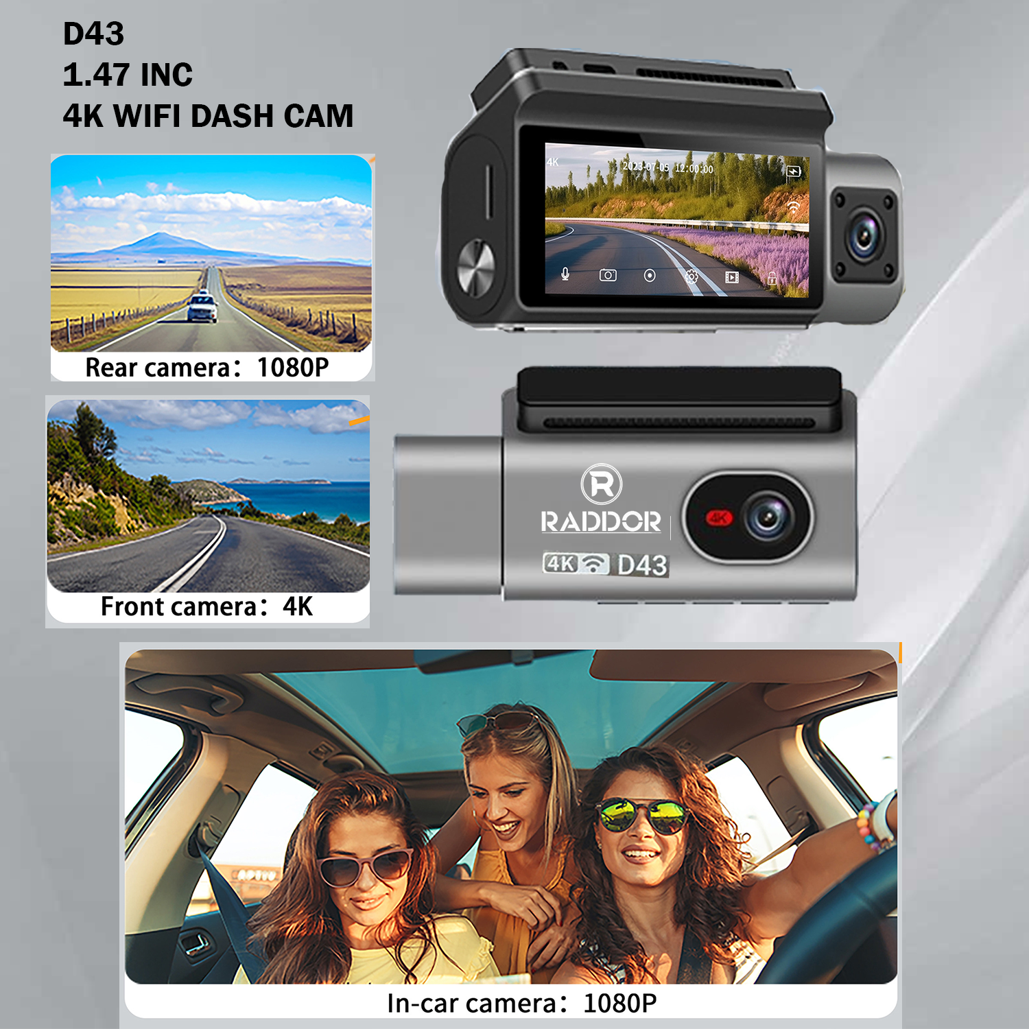 D43 Dash Cam