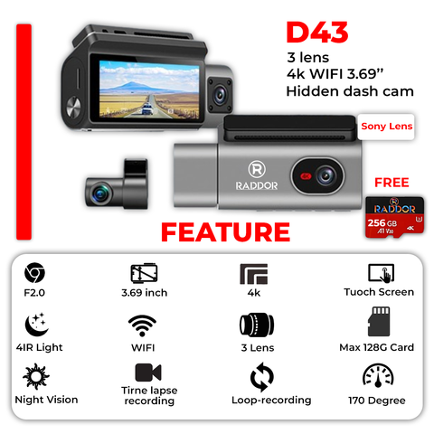 D43 Dash Cam