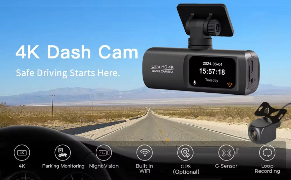 4k 2Ch Dash Cam