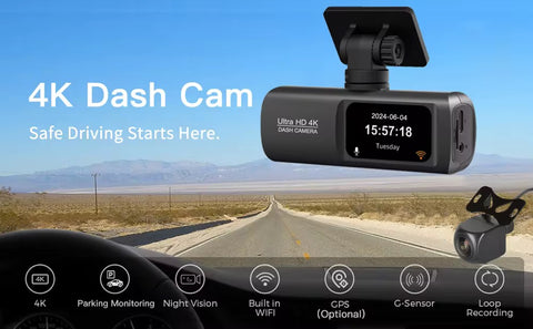 4k 2Ch Dash Cam