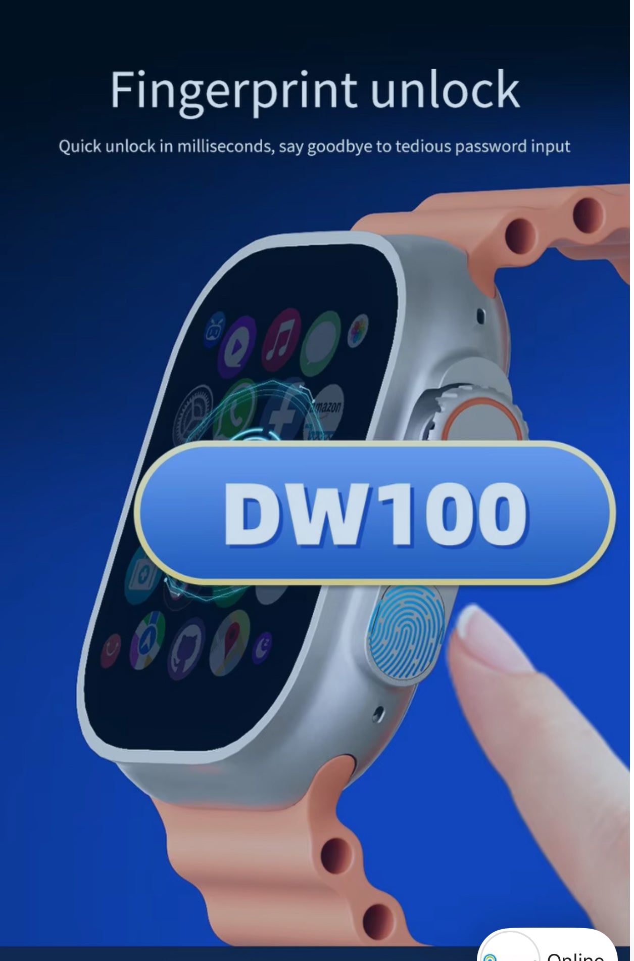 W100 Ultra Watch