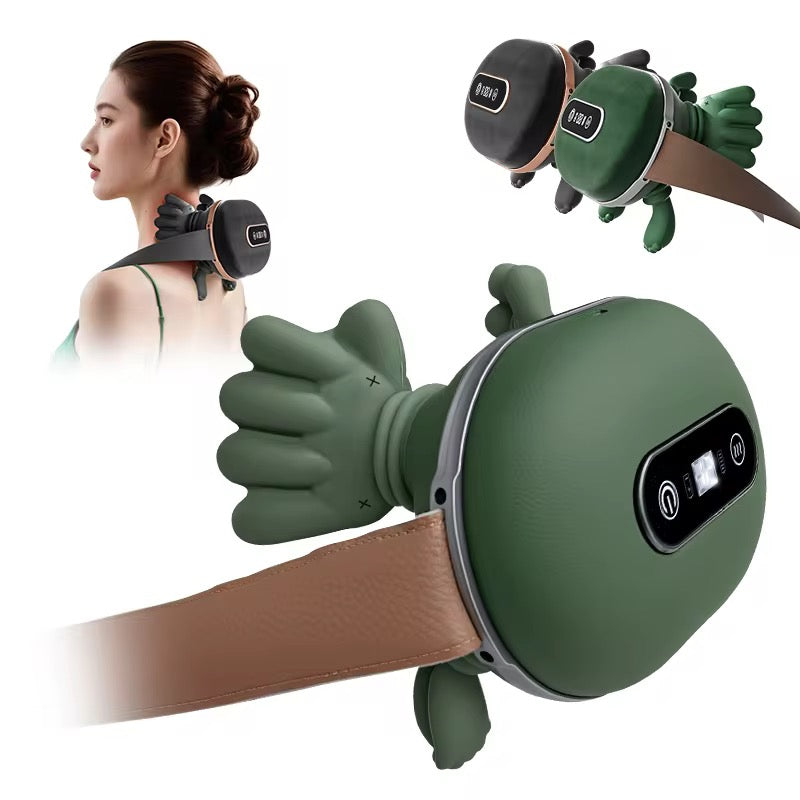 4D Bionic Neck & Shoulder Massager | Human-Hand Kneading with Heat