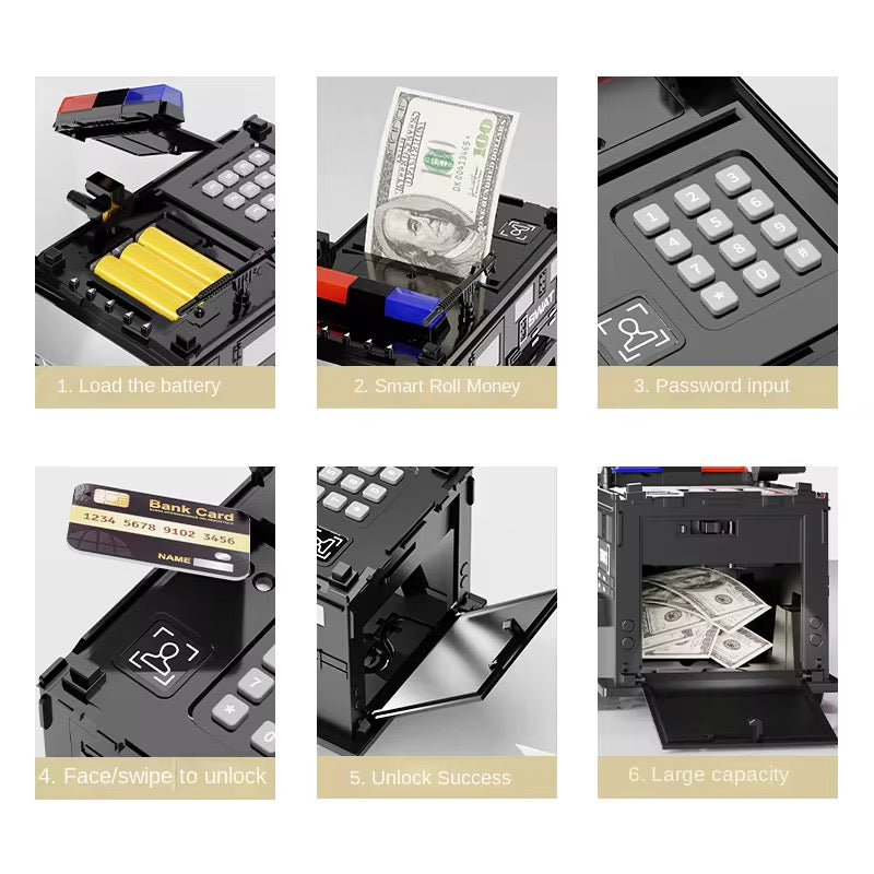 Police Armored Car Kids Money Bank